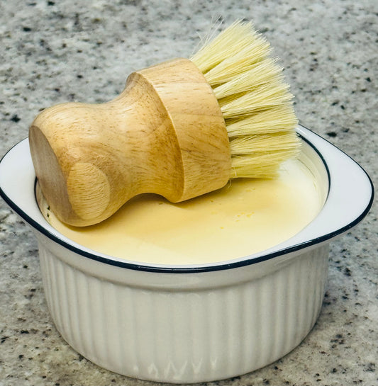 Dish Soap/Bamboo Scrubber