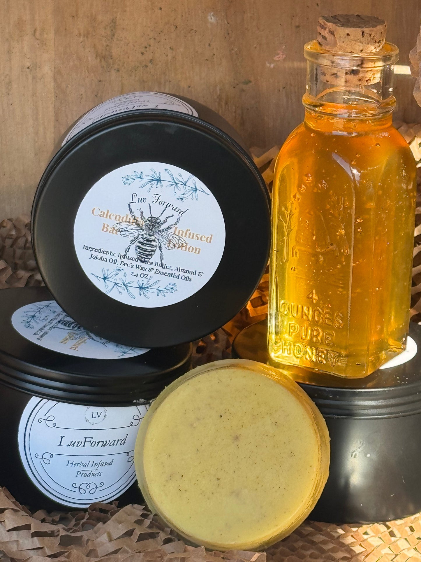Calendula Infused Bee’s Wax Lotion Bar